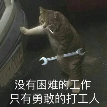 没有困难的工作只有勇敢的打工人