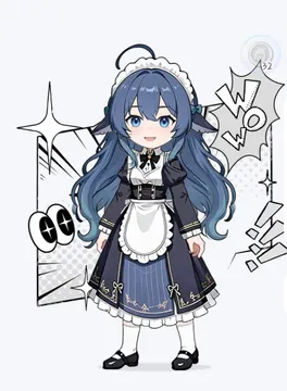 鲸鱼娘QQ秀